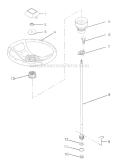 Page F Diagram and Parts List for WE12536A  Weed Eater Lawn Tractor